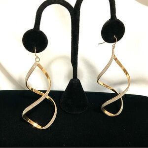 Goldtone Lightweight Spiral Earrings